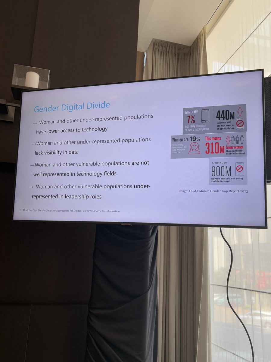 Extremely interesting interactive session this morning at the #GDHF2024 moderated by <a href="/UNICEF/">UNICEF</a> team discussing different aspects of the #gender digital divide and how #digitalhealth solutions should be co-designed with women and engaging men to account for gender dynamics.