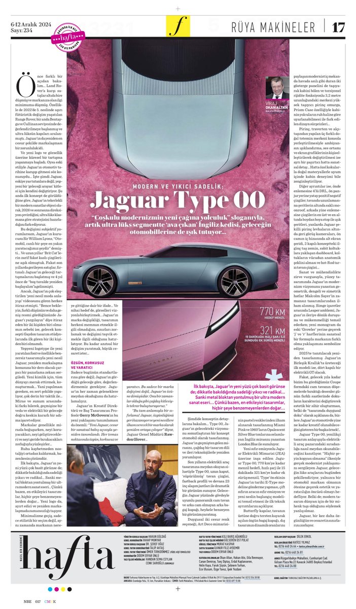 RumBat's tweet photo. Bugün @nbekonomi @EkonomimCom ve @haftagazetesi ile
ilk göründüğü gibi olmayan yeni @Jaguar stratejisini geniş çerçeveden uzun uzun yazdım…

#Conformiste olmayalım… https://t.co/3ysT6KO9KD