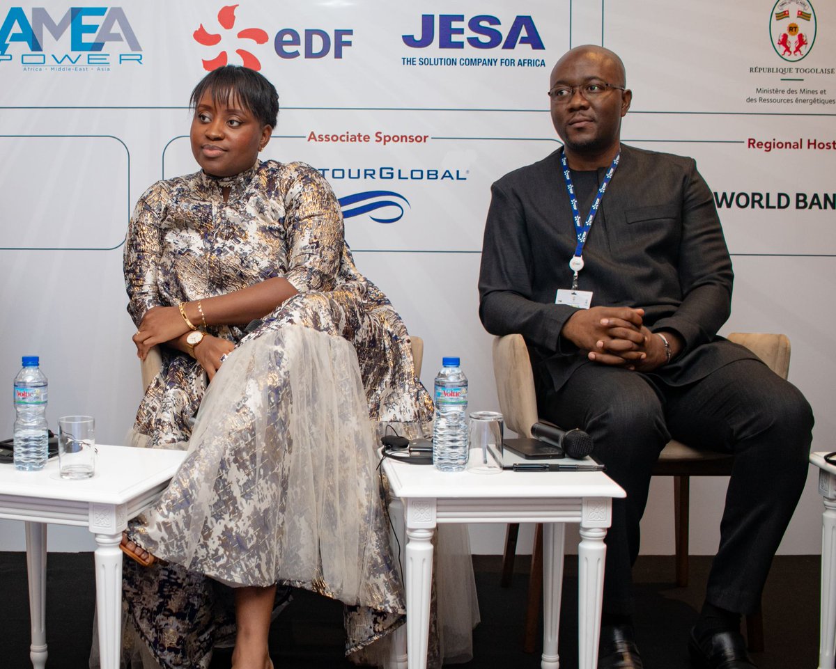 On Day 2 <a href="/EDFofficiel/">EDF</a> hosted the 'Energy Projects: Challenges and Opportunities for Communities' session at #WAECS24🌟Insights on renewable energy, off-grid solutions, &amp; local partnerships in Africa.🌍
Thank you EDF, for driving sustainable energy innovation as a Lead Sponsor!💡