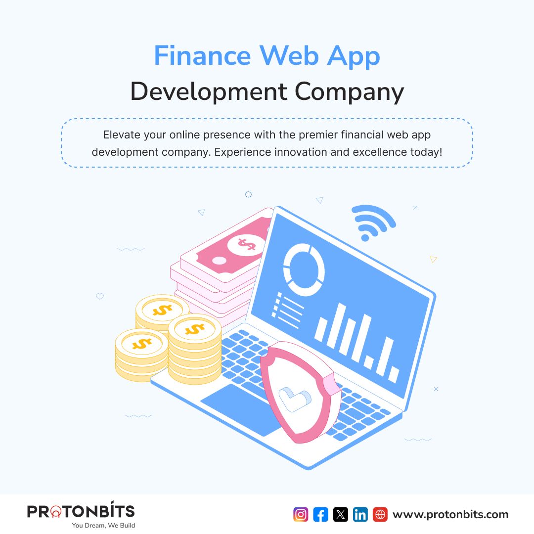 ProtonBitsTech's tweet image. Looking for cutting-edge finance solutions? Our expert team specializes in custom web app development tailored to the financial industry. 

Contact us today to bring your fintech vision to life! Visit: buff.ly/3VpM0lR

#FinanceSolutions #WebAppDevelopment #ProtonBits