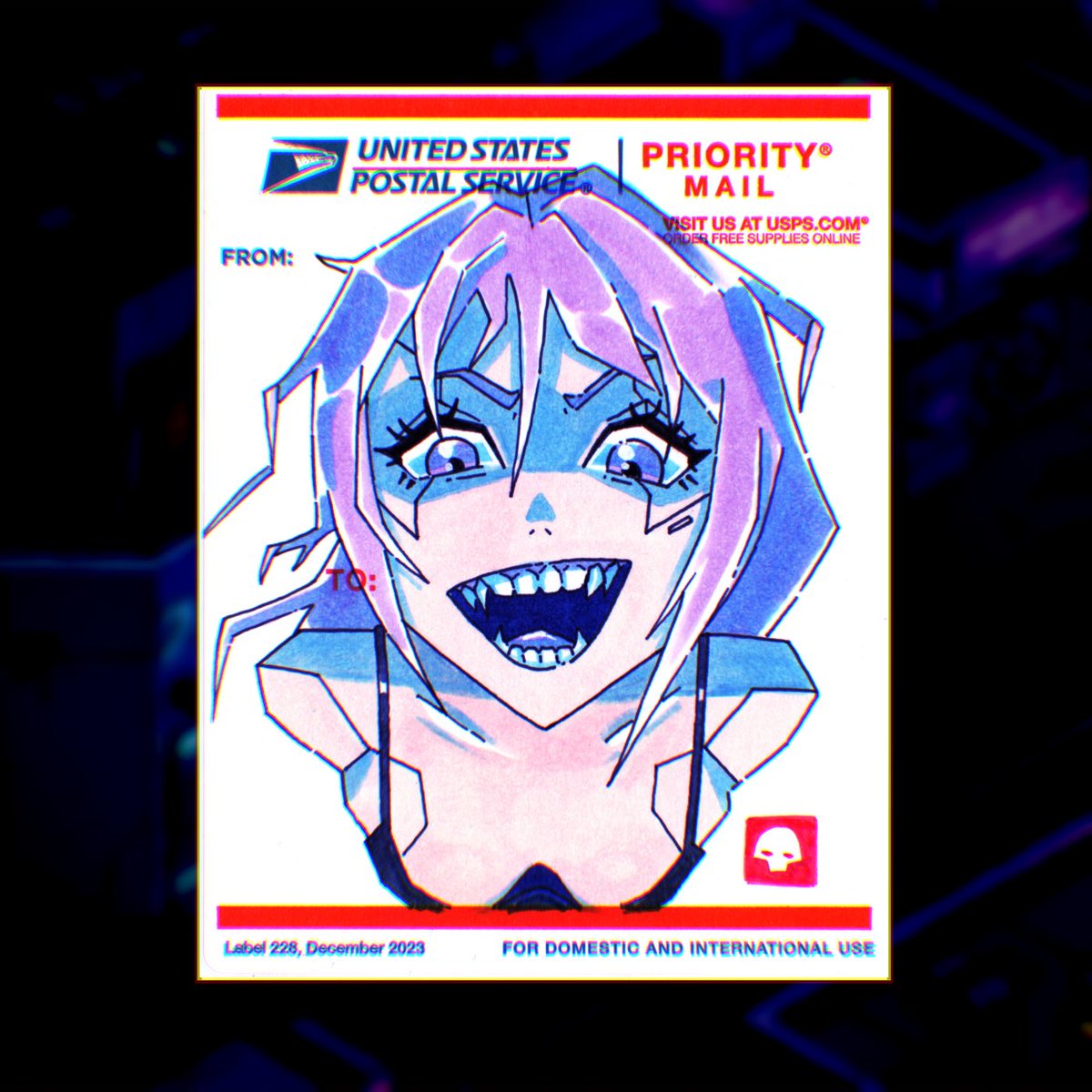 Grimbytez's tweet photo. 228 Slap commissions #stickerslaps #Copic https://t.co/Oh6YY8e8Yt