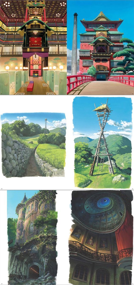 catsuka's tweet photo. Massive "Painting The Worlds of Studio Ghibli" new art book is coming next month.
844 backgrounds from all Ghibli films, from "Nausicaa" to "The Boy &amp; The Heron".
568 pages, supervised by art director Yoji Takeshige.
International preorders >> https://t.co/23A7te3Gyr https://t.co/hMBe6vYDBE