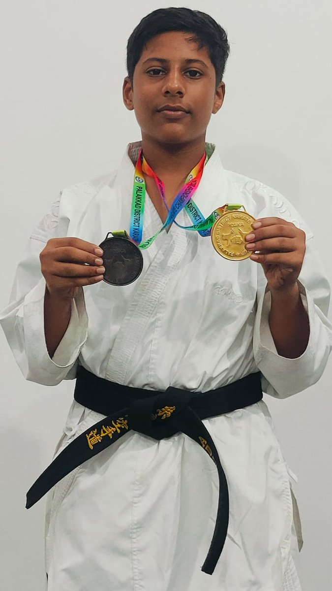 9kNaval's tweet photo. Naval NCC Cadet Robin Zain @9kNaval shines at the Palakkad District Karate Championships, securing 2 first places at the district level and 4 first places at the sub-district level. A proud moment for the unit and an inspiration for all!

@HQ_DG_NCC @NCC_KER_LAK_DTE https://t.co/hQ8BHiIUGQ