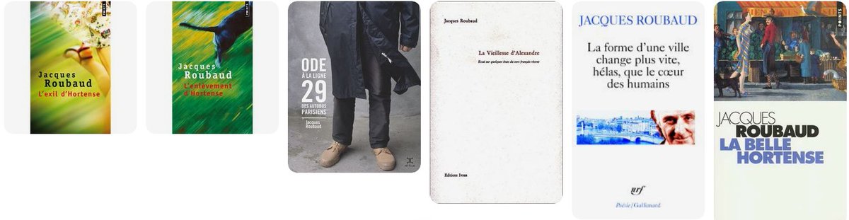 CiteCdi's tweet photo. Jacques Roubaud, 1932-2024  "Excusé aux réunions de l'Oulipo pour cause de décès"
Quelques-uns de ses livres à lire au CDI, aux rayons poésie et  roman https://t.co/qyfKFV1ebr