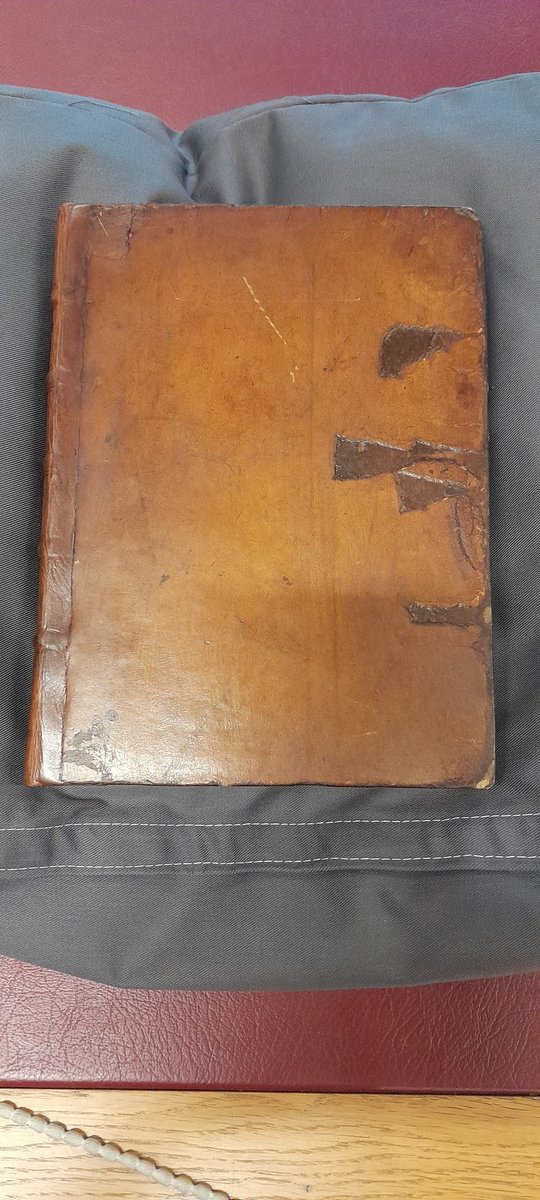 Out in the reading room <a href="/TheJohnRylands/">John Rylands Research Institute and Library</a> a plain looking book responsible for thousands of women being accused of witchcraft and burnt to death for years and years only because they were way wiser than men...
🤨😠☹️😢

Maleus Malificarum 1494.
Shelfmark R151178