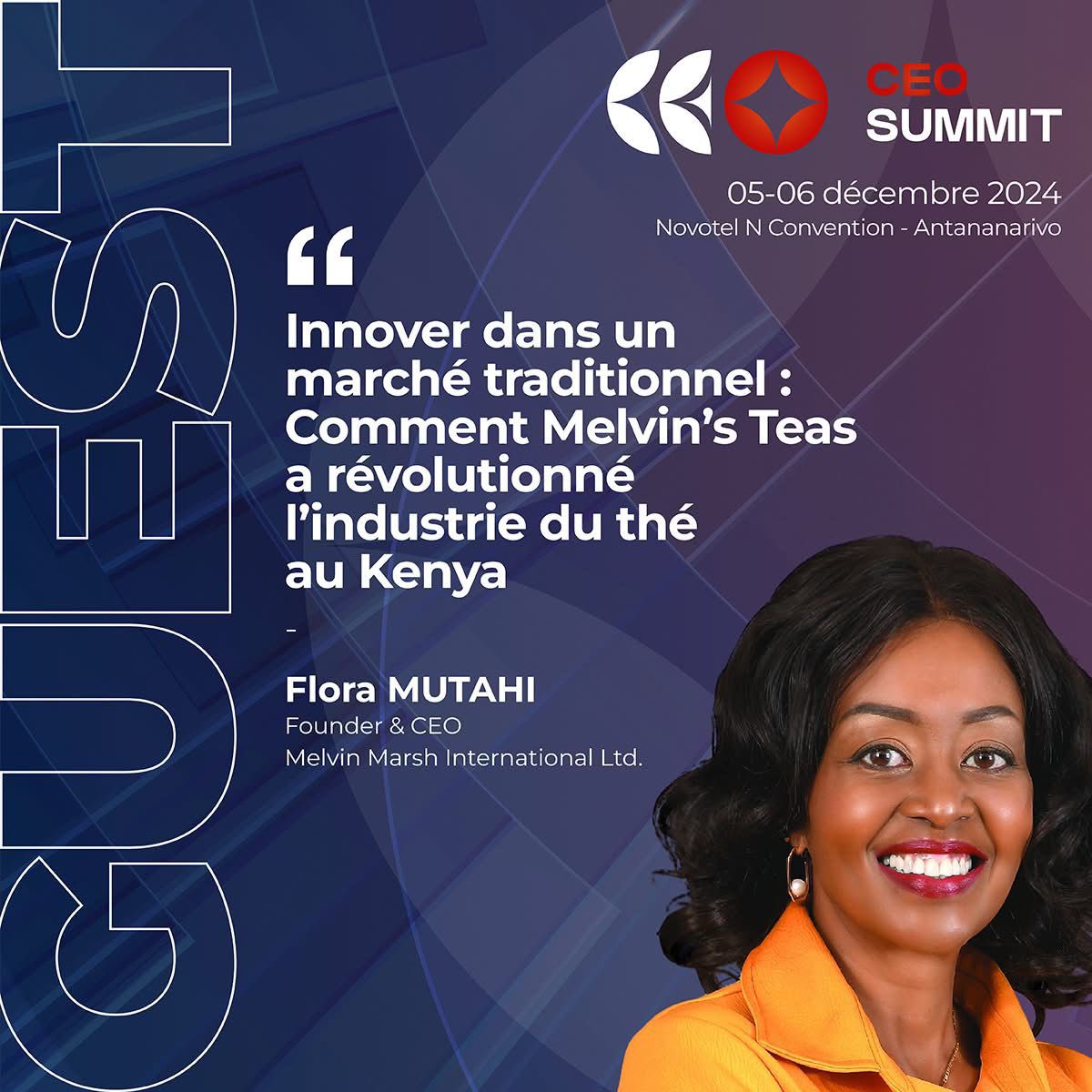 Flora Mutahi (@floramutahi) on Twitter photo 🚀 Powerful discussions this week at the CEO s summit 2024 ‼️ Africa must move from exporting commodities, to adding value locally for jobs, better economies, & strong African brands 🌍
Let’s disrupt, innovate, and grow together.
 #MelvinsTeas  #DisruptTheMarket #AfricanBusiness 🚀 Powerful discussions this week at the CEO s summit 2024 ‼️ Africa must move from exporting commodities, to adding value locally for jobs, better economies, & strong African brands 🌍
Let’s disrupt, innovate, and grow together.
 #MelvinsTeas  #DisruptTheMarket #AfricanBusiness