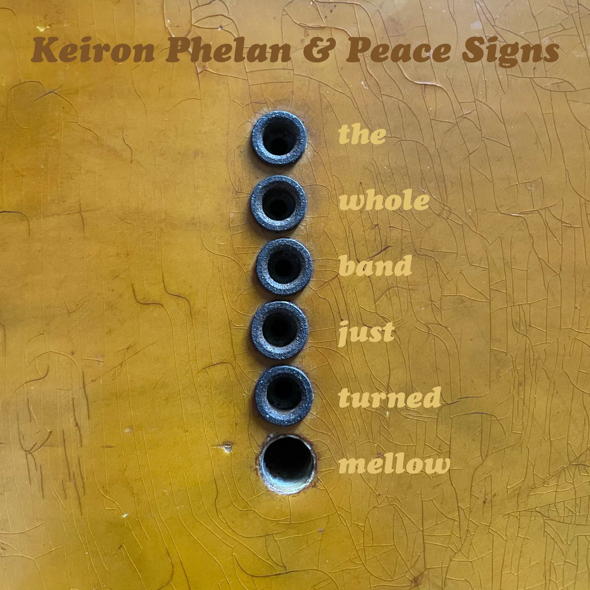 Out today! 
Keiron Phelan &amp; Peace Signs’ new album The Whole Band Just Turned Mellow

Get it on CD from Bandcamp, or stream it from the streamers!
keironphelan.bandcamp.com/album/the-whol…