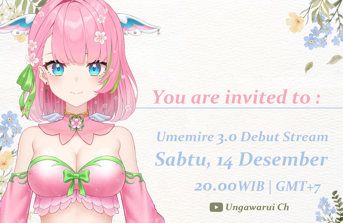 Umemire Hasu 【AISATSET ID】🌸🍀 tweet media