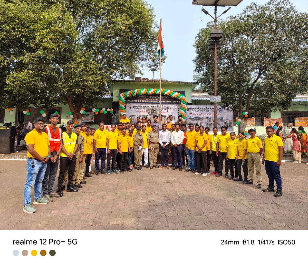 ତାଳଚେର ବେସାମରିକ ପ୍ରତିରକ୍ଷା ସଂଗଠନ ବାର୍ଷିକ ଉତ୍ସବ ପାଳିତ   ତା 6/12/2024 ରିଖରେ ପରମ୍ପରା ଅନୁଯାଇ ତାଳଚେର ଉପଜିଲ୍ଲାପାଳ କାଯ୍ୟଳୟ ପରିସରରେ ଠାରେ ବେସାମାରିକ ପ୍ରତିରକ୍ଷା ସଂଗଠନ ର ବାର୍ଷିକ ଉତ୍ସବ ପାଳନ କରାଯାଇଛି