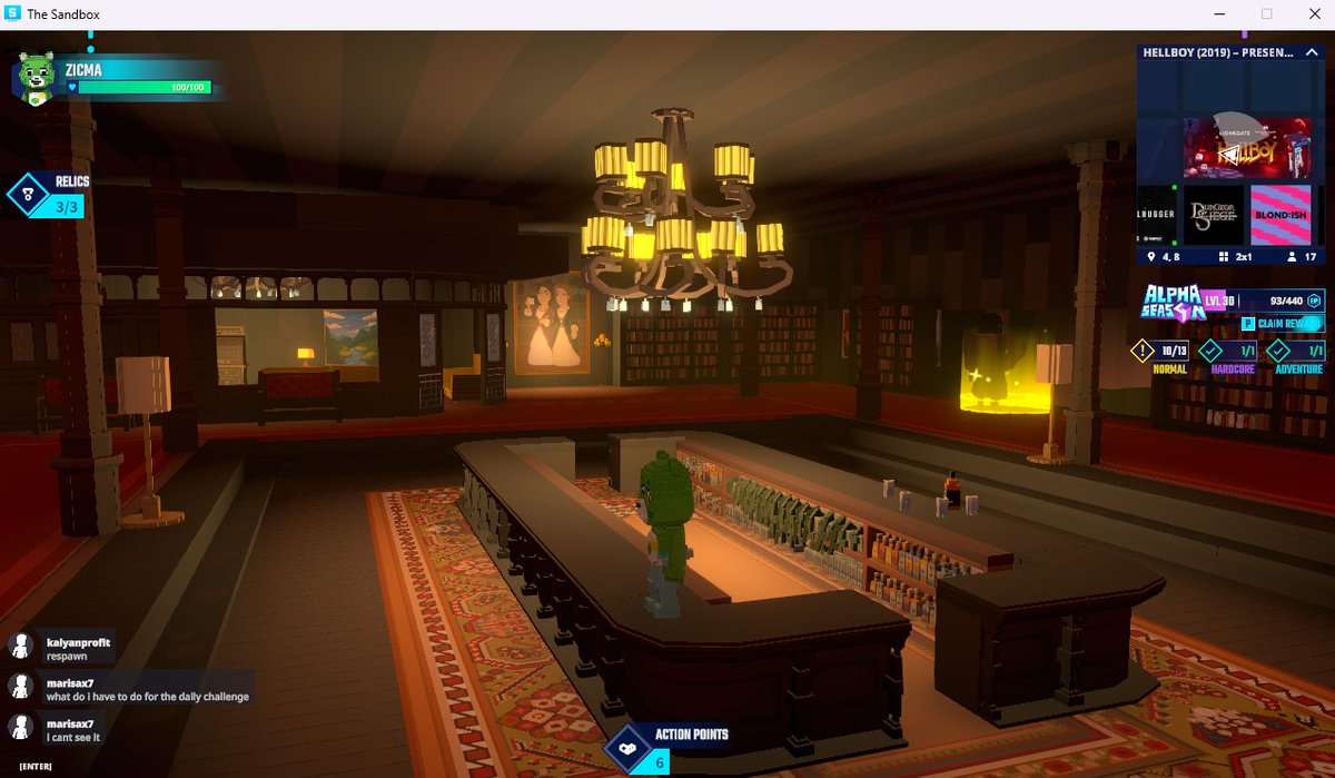 ZicmAXX's tweet photo. Sneaking into the Osiris club in Hellboy (2019) in @TheSandboxGame. Things are about to get supernaturally exciting! 😈🔥 @Lionsgate https://t.co/a7VuufSnXl #TheSandbox #AlphaSeason4 #AS4SocialChallenge https://t.co/GUyCTcMdYd