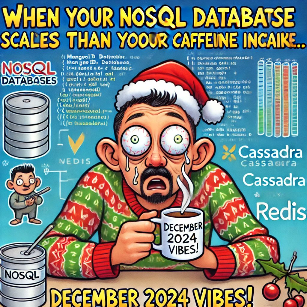 DocDatabaseCom's tweet image. As Christmas and New Year approach, we know the data never stops! Wishing you all the strength to handle your NoSQL databases and beyond! 💪

 #NoSQL #DatabaseDev #HappyHolidays