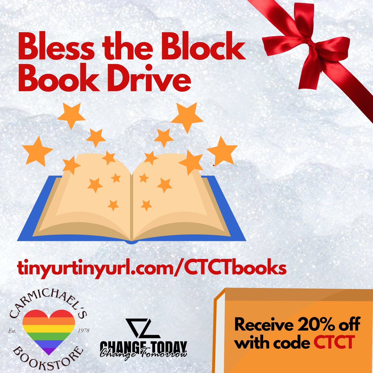 ChangeTMW's tweet photo. 2024 marks the 5th year of Bless the Block! Will you help us spread holiday cheer? 🎁 Shop local, save 20%, AND support our West End families by shopping our wishlist with Carmichaels at https://t.co/whmDI4DQ6g. Together, we can #BlessTheBlock and keep the spirit of giving alive! https://t.co/9168ijv5Gu