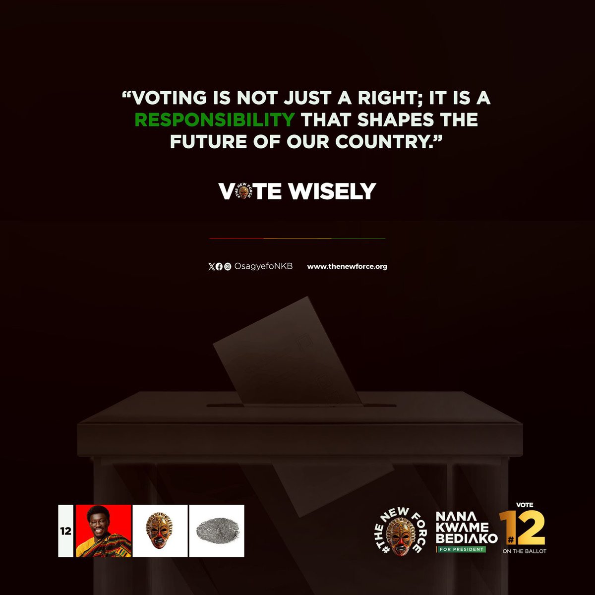 OsagyefoNKB's tweet image. #TheNewForce 
#LetsVoteThemOut 
#GhanaElections2024
#Vote12