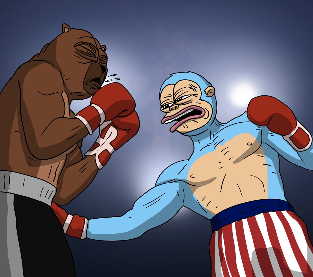 Monky_live's tweet photo. GM APES ☕️

BEARS ARE FUCKED $MONKY https://t.co/Ac658EL7Ol