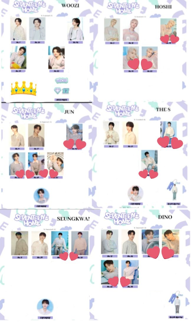 reno0611's tweet photo. SEVENTEEN セブチ HOME  アクキー 缶バッジ トレカ 交換

譲 画像1〜3

求 画像4 各1
 トレカ👑ウジ>💕>無印
✼郵送or大阪手渡し
✼セルカは1:n https://t.co/bt3yZCEG1X