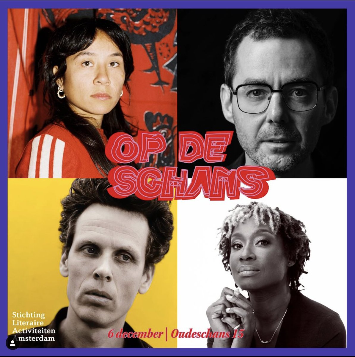 Nykdevries's tweet image. Vanavond te gast in 'Op de Schans', met Milouska Meulens, @VMeisje en @ivovictoria : een ouderwetse clubavond van @SLAAmsterdam op Oudeschans 15 te Amsterdam, met al het moois dat literatuur te bieden heeft, o.l.v. Alma Mathijsen en Bonne Reijn. slaa.nl/programma/opde…