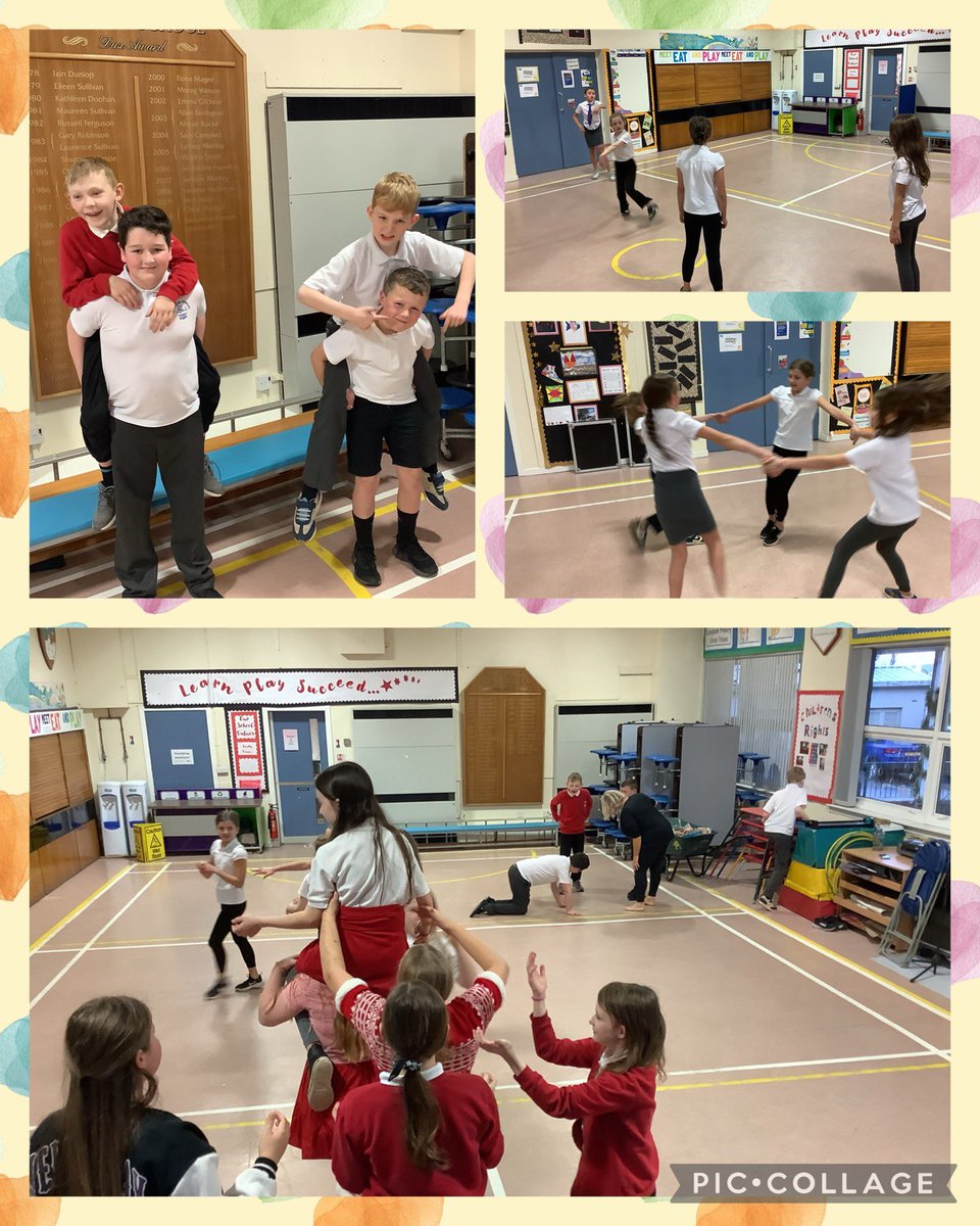 P5-7 Go Dance rehearsals are underway with Mrs Rodger. We are developing movement skills along with creativity and collaboration.