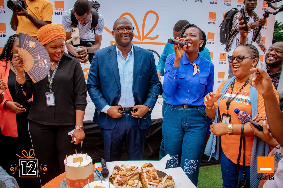 12 ans déjà que <a href="/orange/">Orange</a> est en RDC ! 12 millions de mercis à nos clients pour leur confiance et reconnaissance à nos salariés pour leur engagement au quotidien. Ensemble, continuons d’écrire l'histoire de <a href="/Orange__RDC/">Orange RDC</a> <a href="/orangeafrica/">Orange Africa & Middle East</a> #OrangeEstLà #12ans #RDC