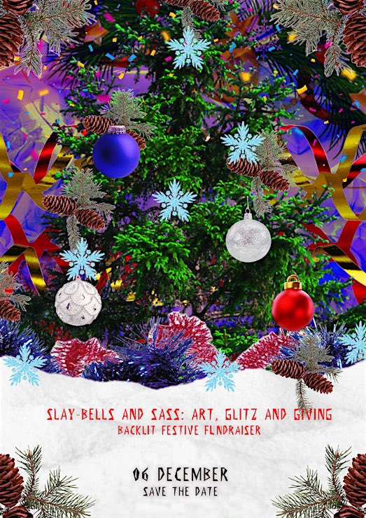 BACKLIT (@backlitgallery) on Twitter photo 🎄 Slay-bells and Sass is TONIGHT at BACKLIT!
🎨 Workshops from 5-6 PM
🎤 Auction 7 PM | Raffle 7:30 PM
🎧 DJs 8 PM-1 AM: Do Nothing, DJ Luxxxury, Charity Shop Sue, Princess Trium
🎟️ Tickets on Eventbrite or on the door
📍 BACKLIT Gallery, NG3 1JG
eventbrite.co.uk/e/backlits-fes… 🎄 Slay-bells and Sass is TONIGHT at BACKLIT!
🎨 Workshops from 5-6 PM
🎤 Auction 7 PM | Raffle 7:30 PM
🎧 DJs 8 PM-1 AM: Do Nothing, DJ Luxxxury, Charity Shop Sue, Princess Trium
🎟️ Tickets on Eventbrite or on the door
📍 BACKLIT Gallery, NG3 1JG
eventbrite.co.uk/e/backlits-fes…