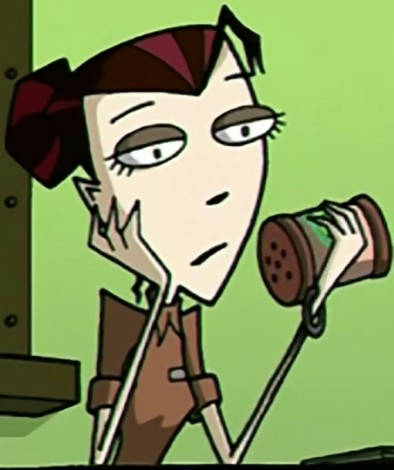 EyeVI6's tweet photo. Possession art of that one Receptionist Lady in Invader Zim. I'm sure this is someone niche. this actually was such a quick drawing, anyways enjoy! https://t.co/VtW1IKr5UB