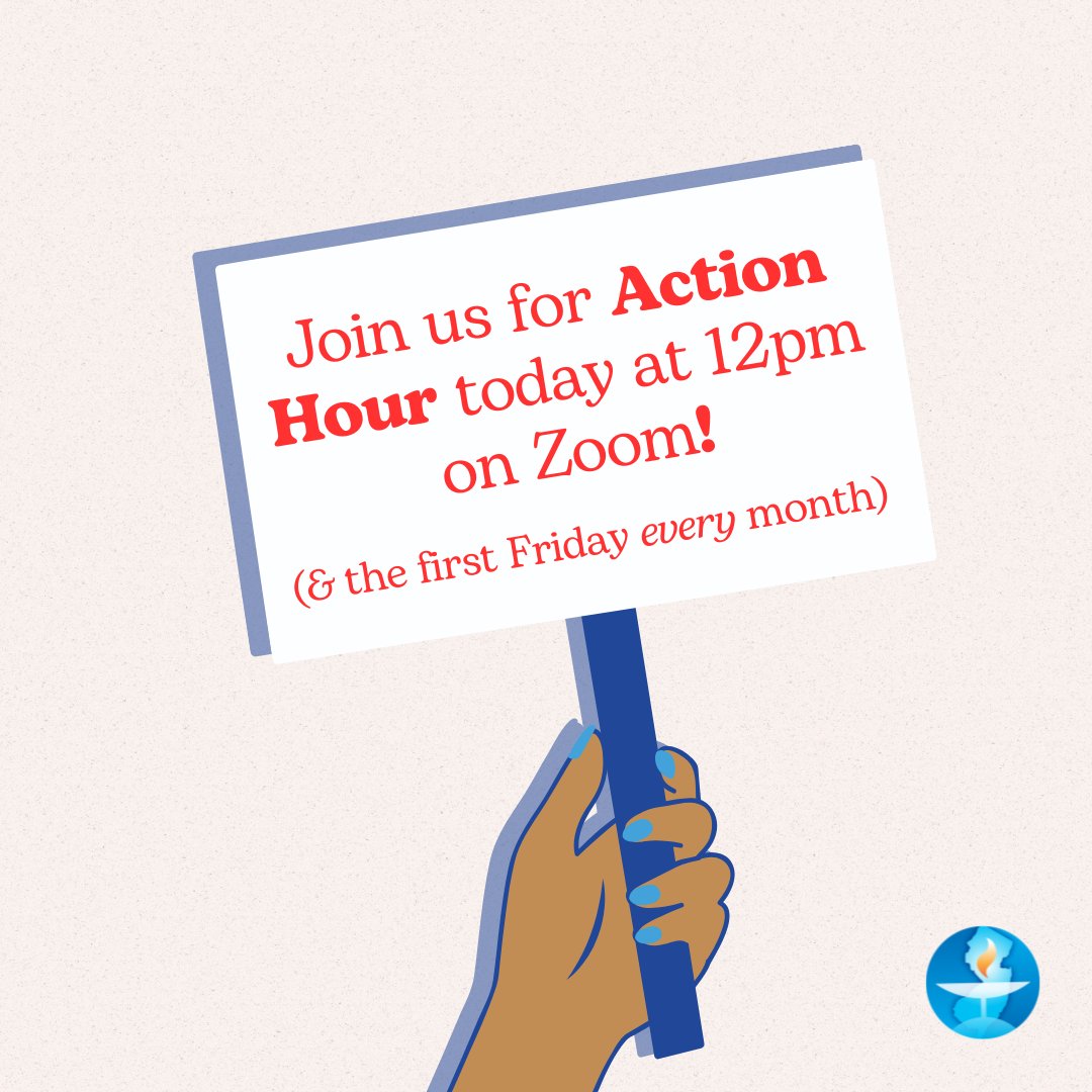 Today at noon! Join us for a critical #ImmigrantTrustAct Action Hour! 🔥 bit.ly/1st-fridays