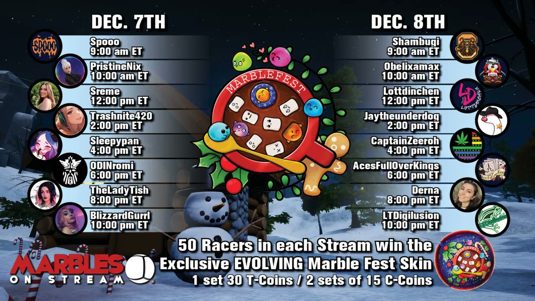 Not traveling to Thetacon with us?

No worries, there's a Jam Packed <a href="/PixelbyPixelStu/">Pixel by Pixel Studios</a> MarbleFest on deck for the weekend with a massive amount of prizes up for grabs!