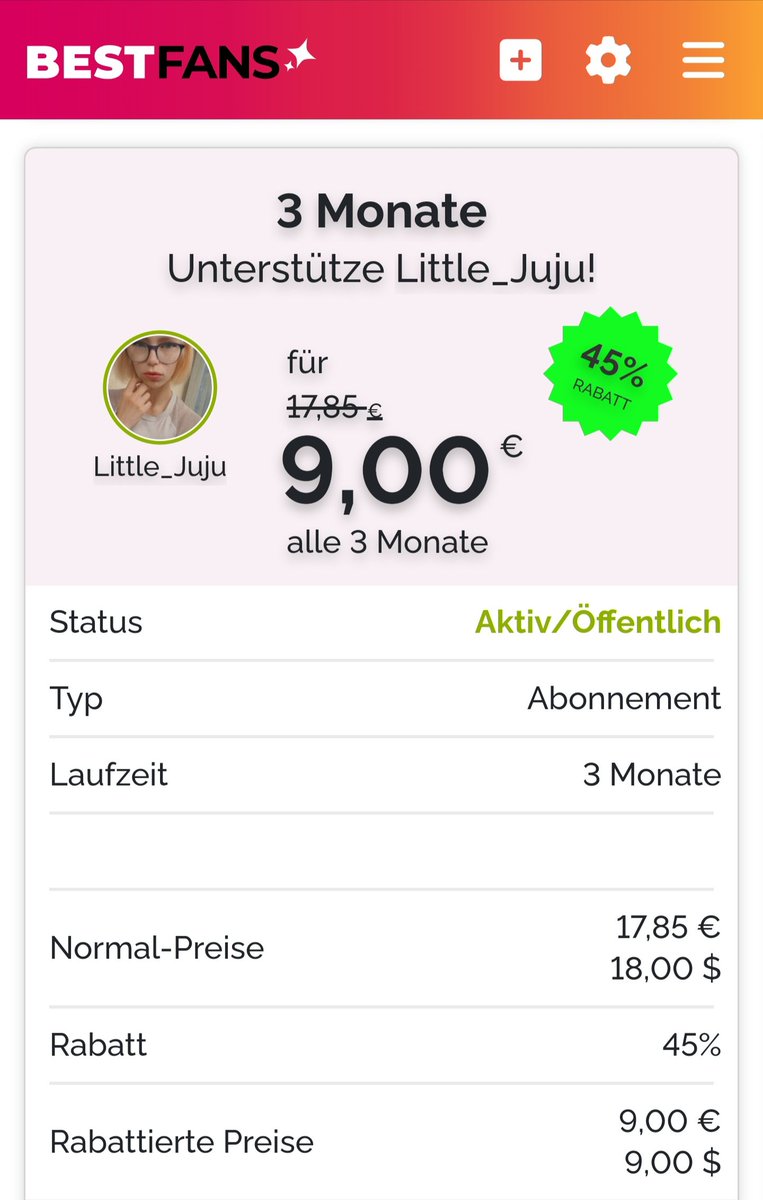 Heißer Wochenend Deal🥵 bestfans.com/Little_Juju
