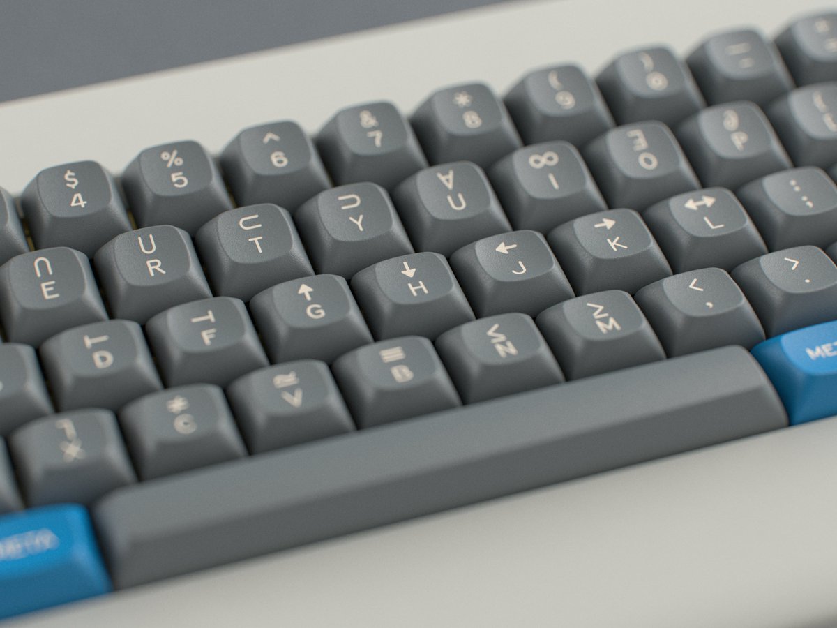 Happy Friday!

Today we have MTNU Space Cadet launching! Preorders for this set will start now and will run until 12/27/2024 at 10pm ET.

It's a classic set on the amazing MTNU profile, so don't miss out! 

🔗novelkeys.com/products/gmk-m…