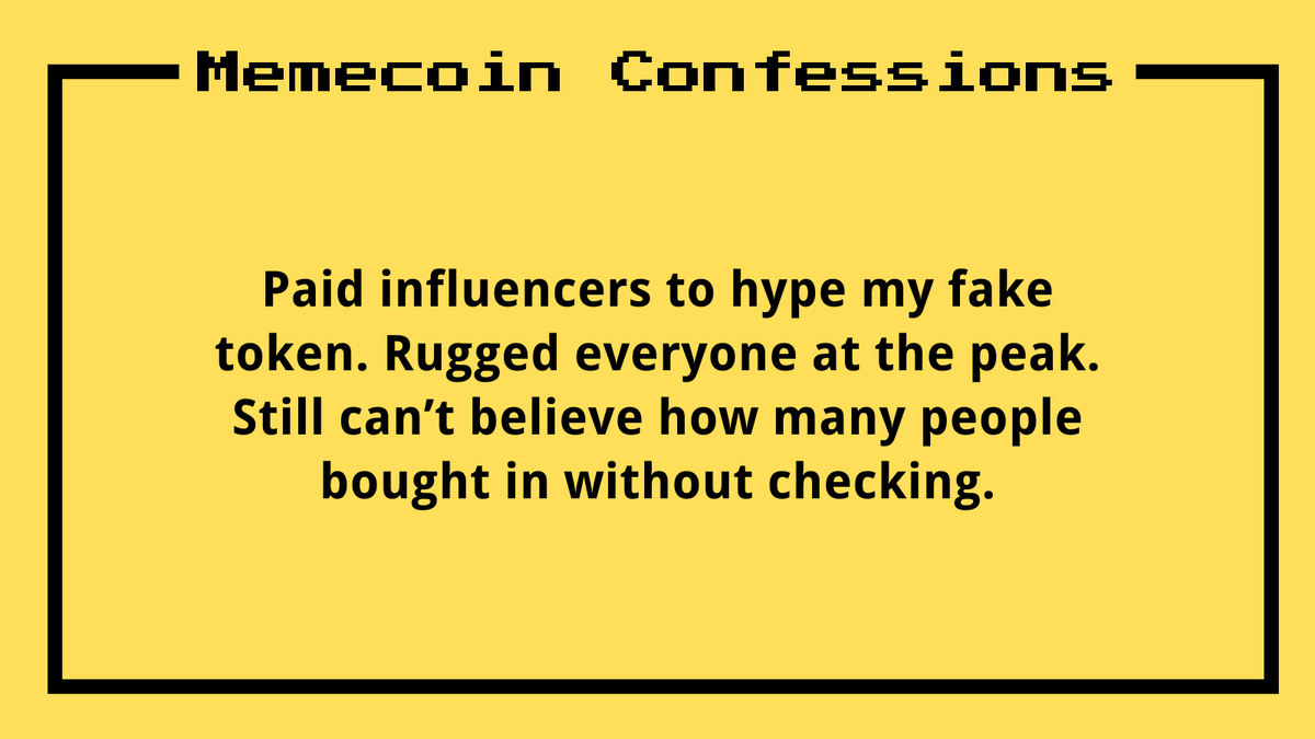 Still can’t believe how many people bought in without checking.