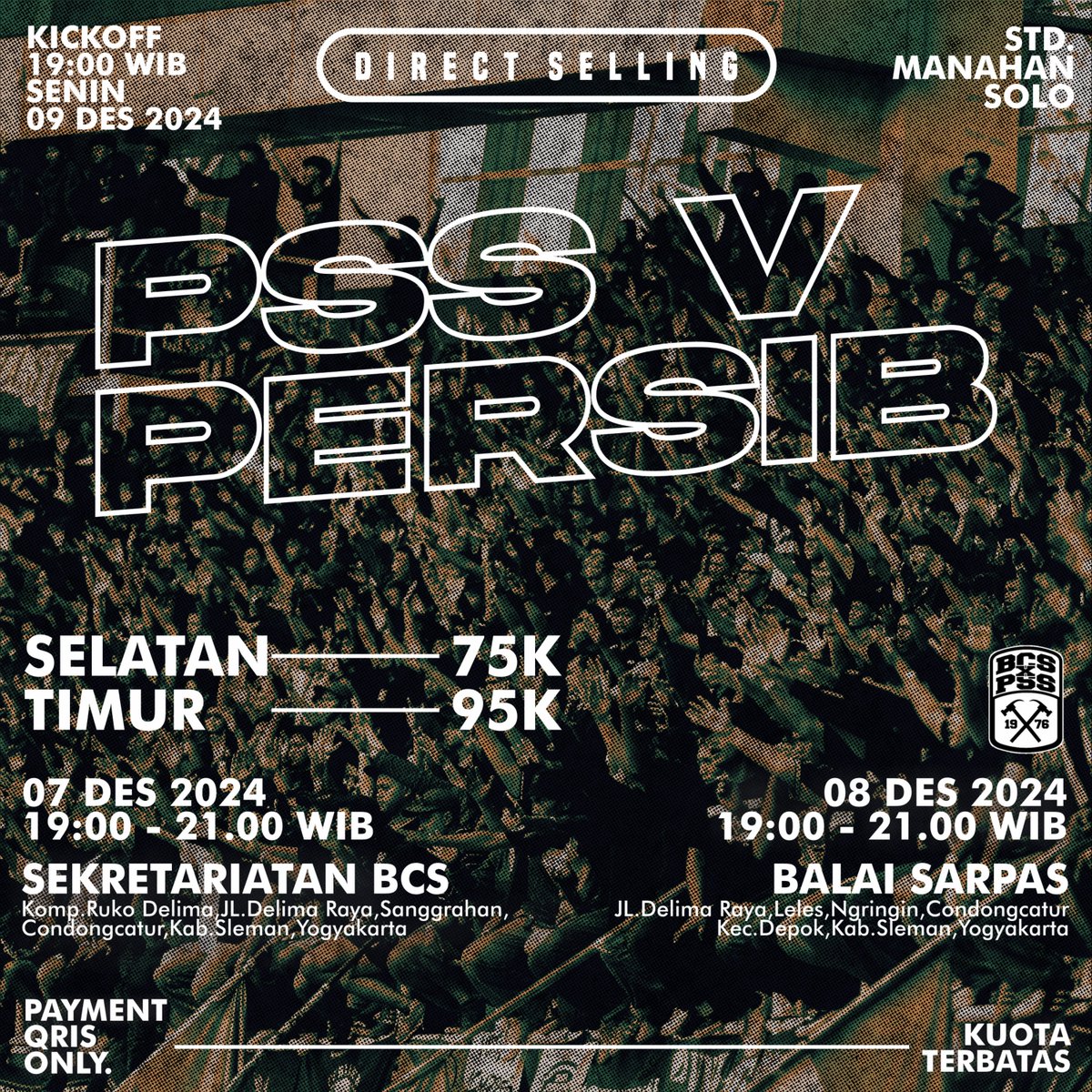 Manahan. We come again next Monday. Never back down, never surrender!⚒️

Ticket information below.