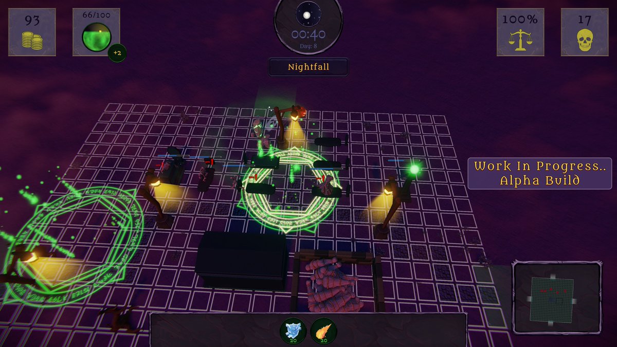 GoedWare's tweet photo. @TheIndieManiac ๐ฎ Working on 'Gravewatcher Nightfall': A mix of graveyard management & defense! Build graves by day, fend off spirits & demons by night, in a cursed cemetery teetering on the edge of worlds. Letโs connect! #indiedev #indiegame #goedwaregames #indiegamedev #followfriday #gamedev https://t.co/AJUecsnMUX