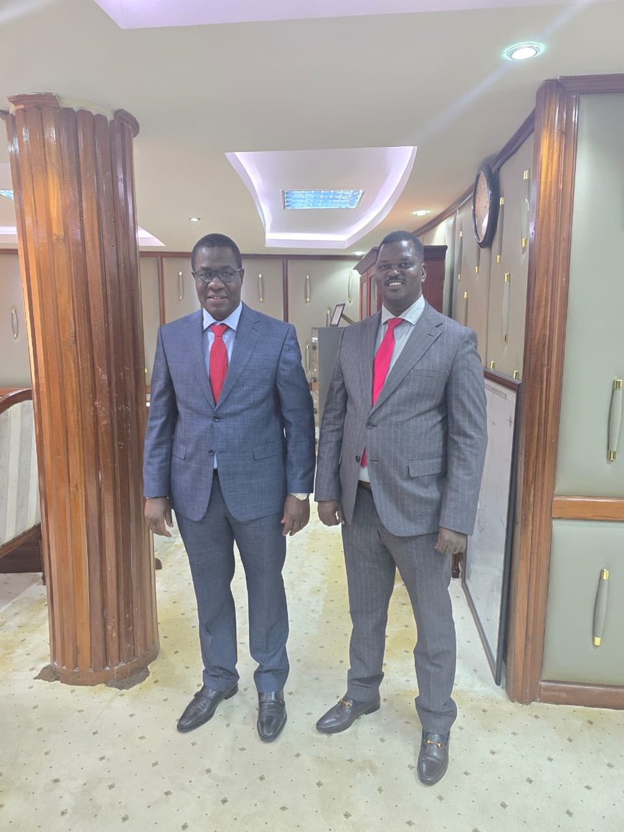 Hon Ekwom NABUIN, MP (@ekwomnabuin) on Twitter photo A courtesy call to my leader and friend CS <a href="/OpiyoWandayi/">CS Opiyo Wandayi, EGH</a> at his KAWi office complex. Discussed issues and challenges in the implementation of KOSAP projects in Turkana and opportunities for the Turkana folks. The CS is clear on his outstanding successes in his 100 days in the A courtesy call to my leader and friend CS <a href="/OpiyoWandayi/">CS Opiyo Wandayi, EGH</a> at his KAWi office complex. Discussed issues and challenges in the implementation of KOSAP projects in Turkana and opportunities for the Turkana folks. The CS is clear on his outstanding successes in his 100 days in the