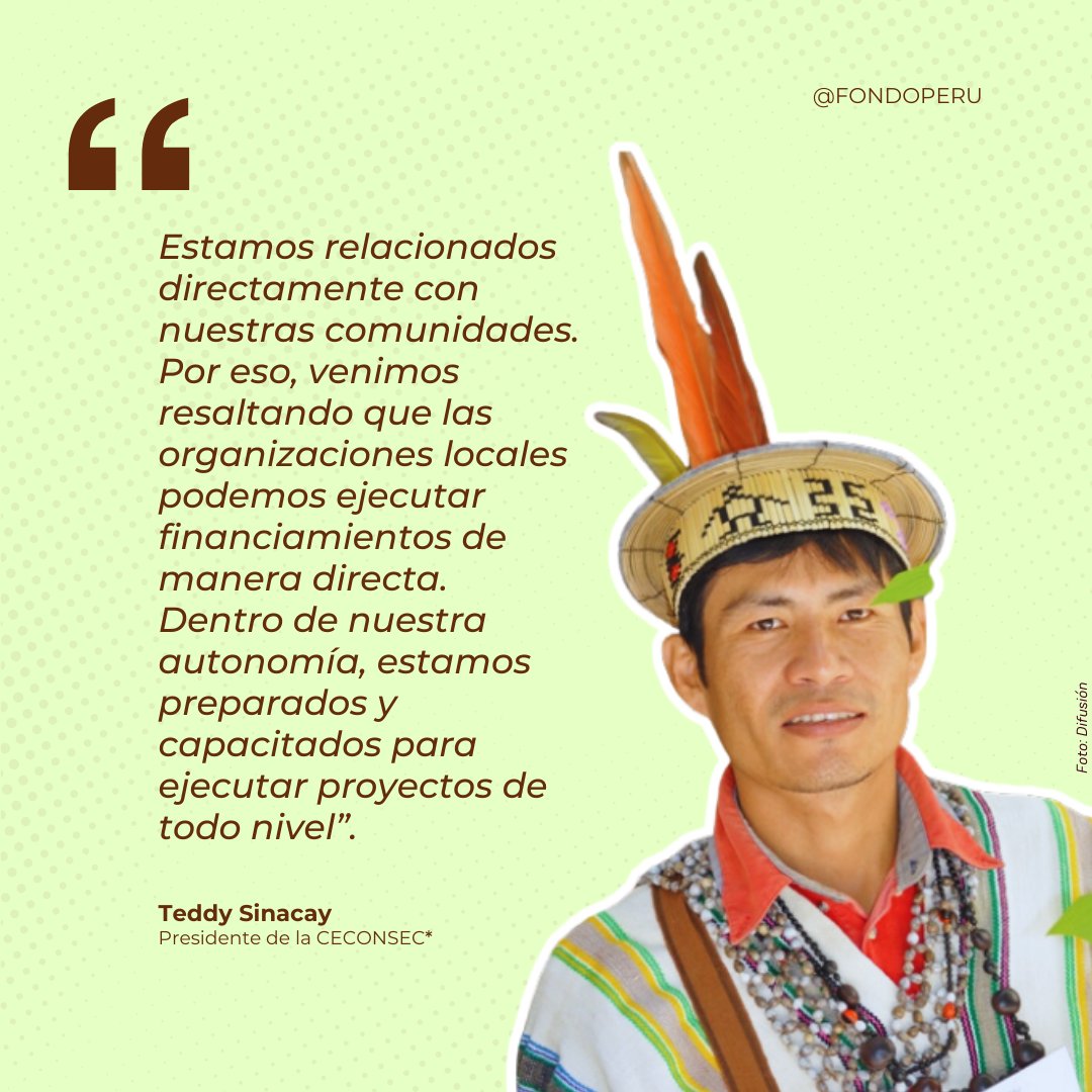 🤝 #ApoyoLocal | Organizaciones indígenas de la selva central se fortalecen para trabajar en beneficio de sus comunidades.

➡️ Conoce más: acortar.link/pYC2Jc