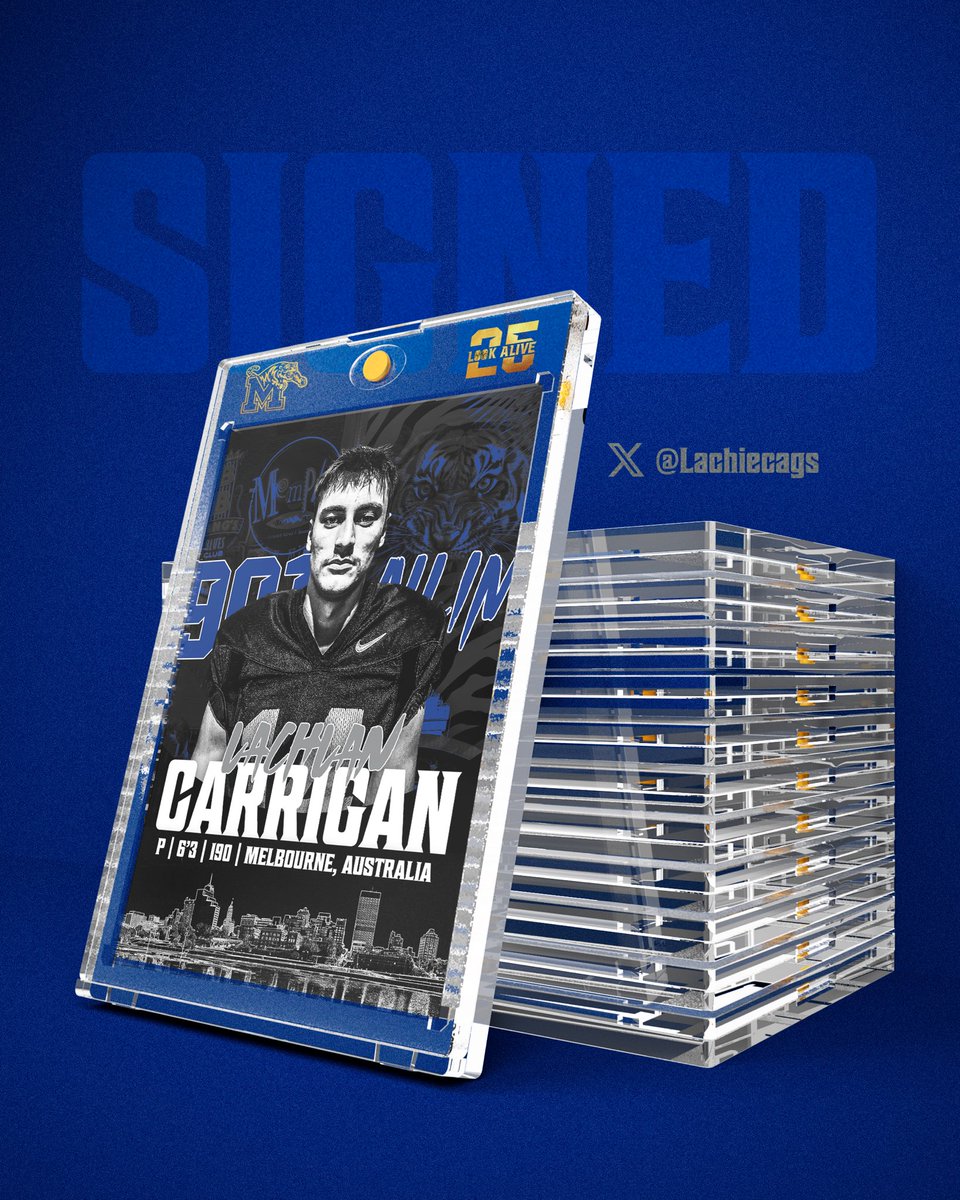 Memphis Football (@memphisfb) on Twitter photo π¦πΆπ΄π»π²π± βοΈ
Welcome to the βοΈ <a href="/Lachiecags/">Lachlan Carrigan</a>
#ALLIN | #GoTigersGo π¦πΆπ΄π»π²π± βοΈ
Welcome to the βοΈ <a href="/Lachiecags/">Lachlan Carrigan</a>
#ALLIN | #GoTigersGo