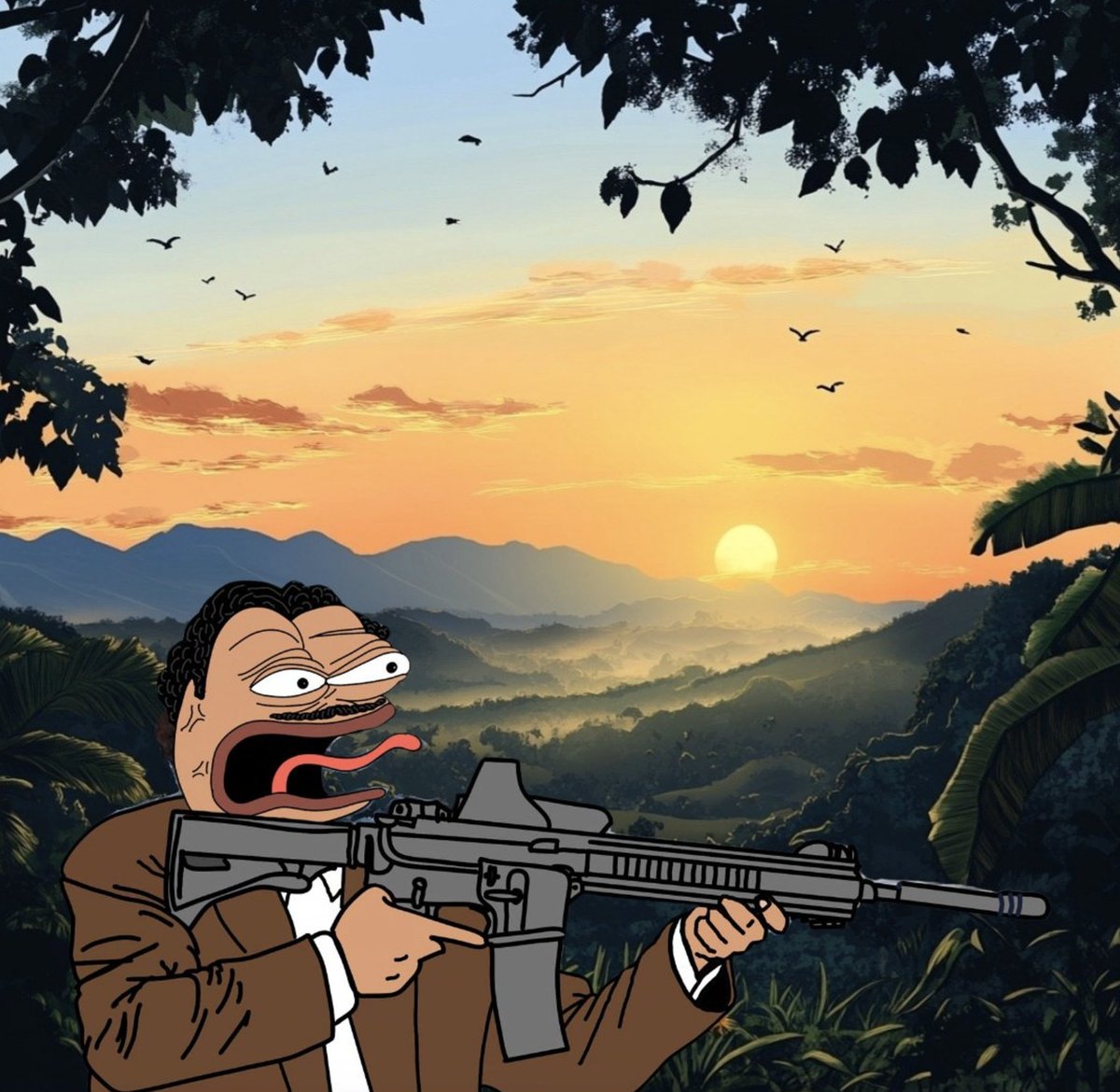 basedpeplo's tweet photo. GM Sicarios!

The Don is always on the front lines fighting for you. 

You will never find a better Don. 

Will you fight alongside the Don? 

Or will you live your life like a beta jeet? https://t.co/X8zebZJzg2