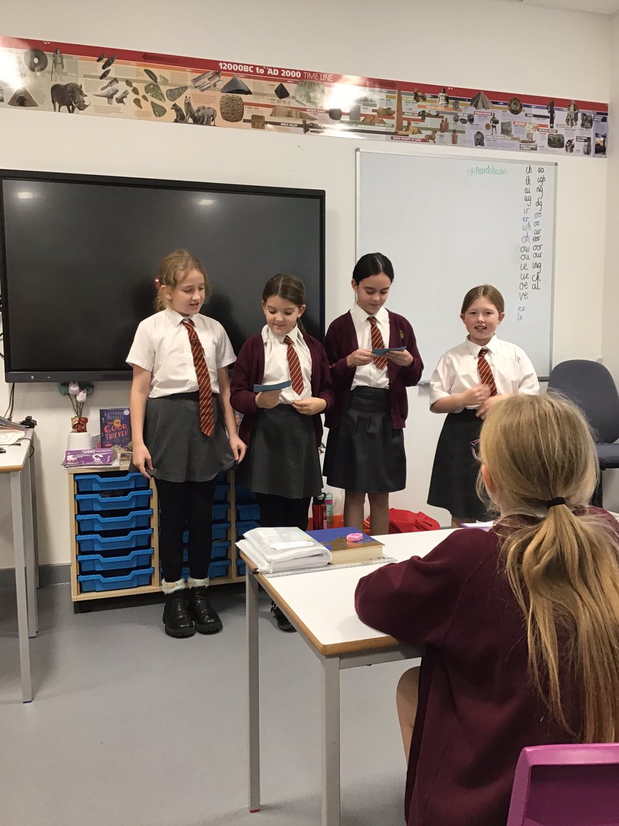 In Hazel Class this afternoon some of the children presented their research about the Firepool development.