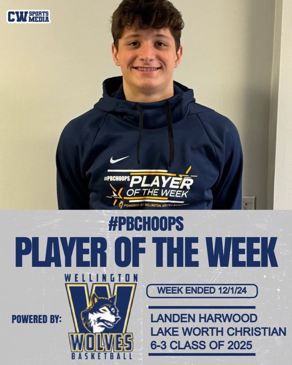 PBCBBallForum's tweet image. #PBCHOOPS BOYS Co-Players of the Week Ended 12/1/24 - Jamarey Harris @Chargers_bball4 and Landen Harwood @landenharwood20 @LWCS_Athletics 

Powered by The Wellington Wolves #PBCHOOPSPOTW @wellywolves

🔗 pbchoops.com/post/pbchoops-…