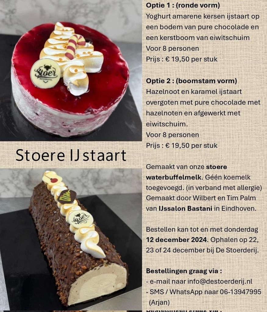 De Sint is weer terug naar Spanje. Tijd om vooruit te kijken naar het Kerstdiner! Een primeur voor ons : de Stoere IJstaart! 😍 

De lijnen zijn open...! 

#stoereijstaart #primeur