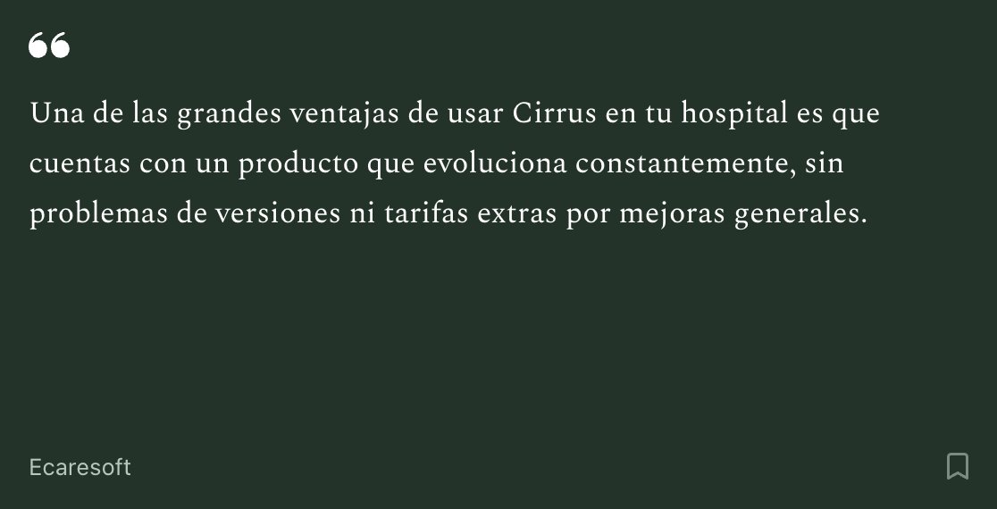 ecaresoft's tweet image. Conoce todas las mejoras que hemos publicado en los últimos meses en Cirrus: interpretaciones de laboratorio con GPT-4, tablero de status de cirugías, mejoras a conciliación bancaria, y mucho más… 👇