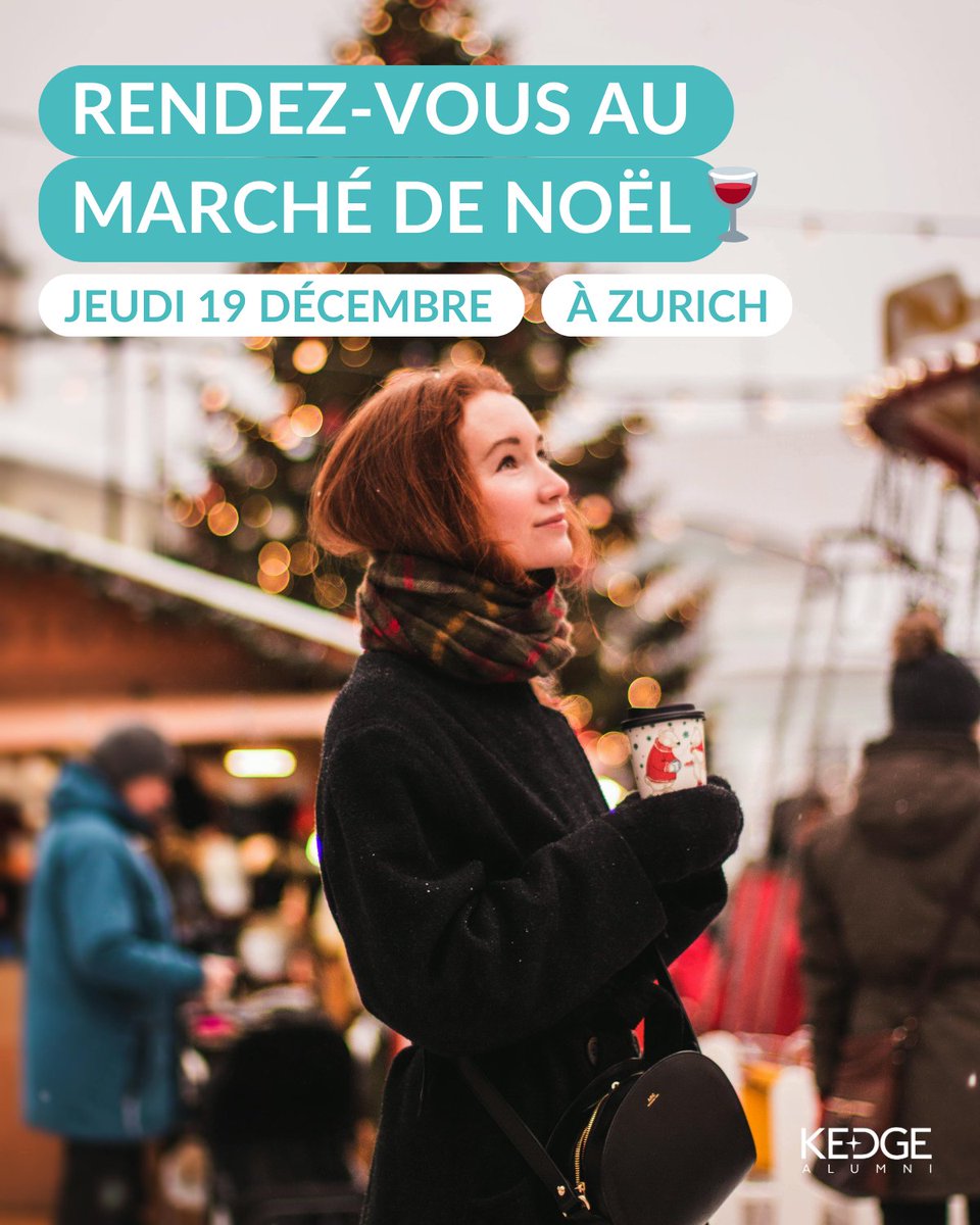 KEDGEBSAlumni's tweet photo. 🎄 18/12 : Afterwork de Noël, à #Miami : https://t.co/VALM1ywpDS
🍷 19/12 : Vin chaud et rencontres : Rendez-vous au marché de Noël, à #Zurich : https://t.co/EtKmaeASo6 https://t.co/mYOTtrrMq0