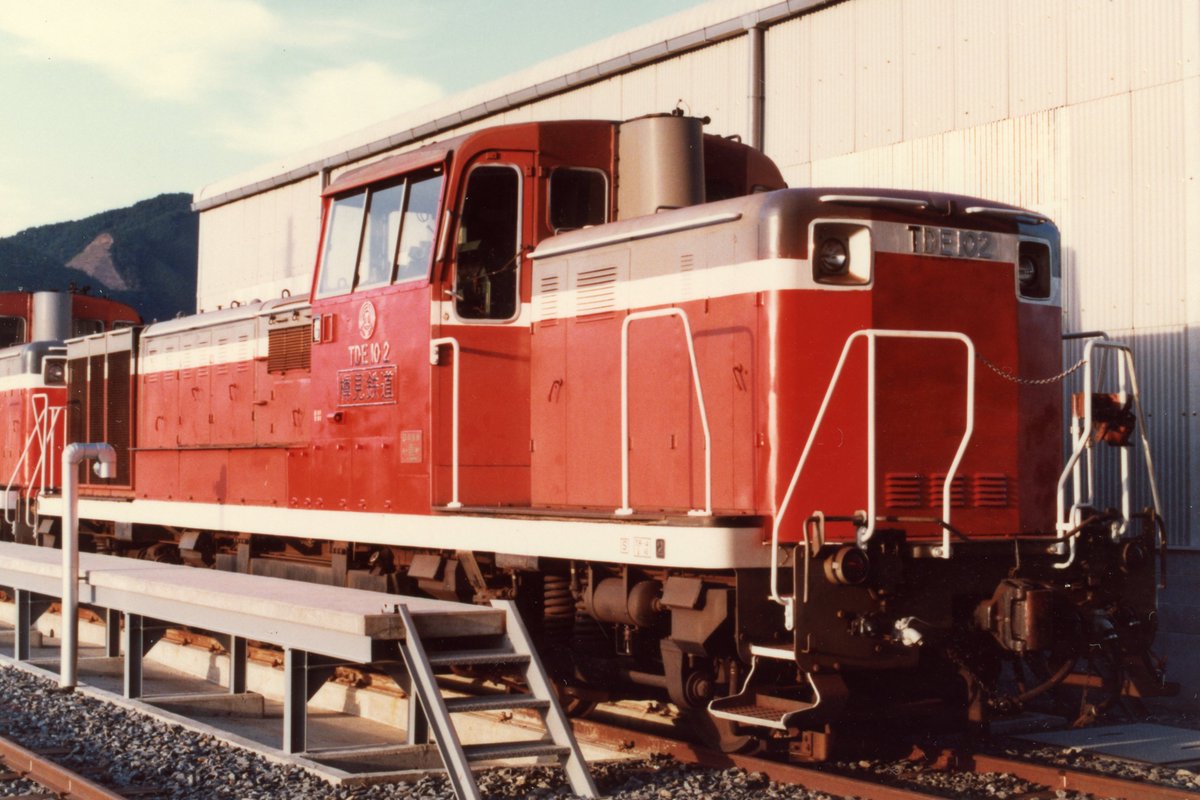 樽見鉄道 初代2号機とその後。 KE652 1984.1.6 樽見鉄道 TDE102 1984.10.13