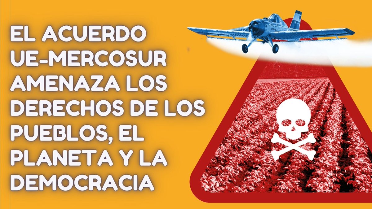 🚨BREAKING Funcionarios de la UE + Mercosur terminaron las negociaciones sobre el tóxico acuerdo comercial UE-Mercosur - ignorando a 400+ orgs, asociaciones de agricultores y sindicatos que exigían #StopEUMercosur

Comunicado de prensa👇
bit.ly/3OIdNdn