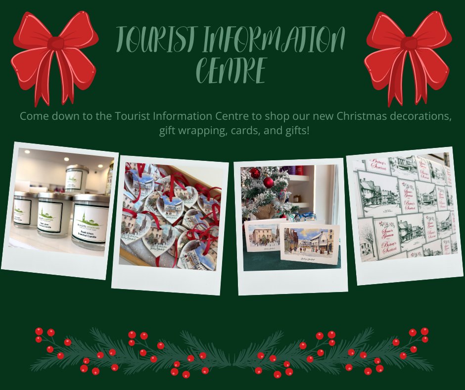 Get into the festive spirit at the Bishop's Stortford Tourist Information Centre! 🎄✨ Discover Christmas ornaments, gift wrap, festive cards, and thoughtful gifts perfect for the whole family. 🎁🎅