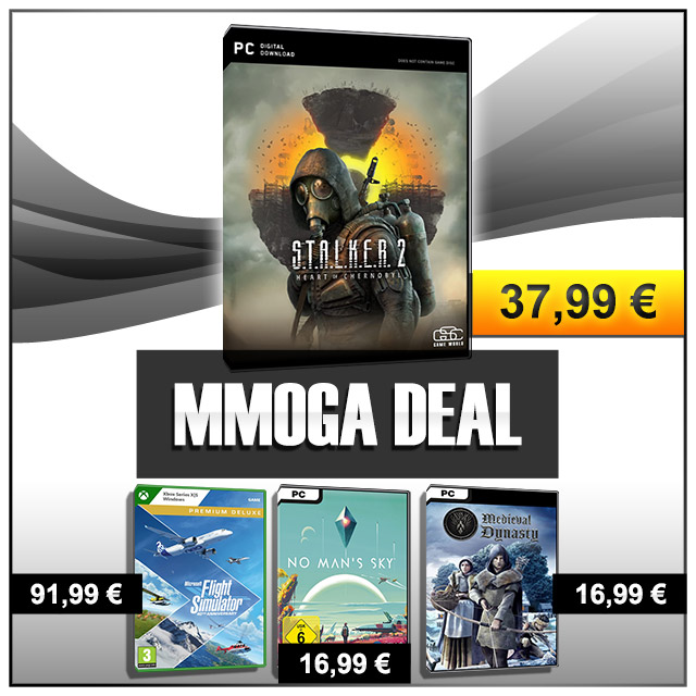 MMOGAcom's tweet photo. #MMOGADeal - An outstanding FPS set in the exclusion zone of Chornobyl! The ultimate edition of the new flight sim! A brilliant SciFi game! And a life simulation set in the dark ages! Only till Monday, December 9, 3pm CET. #StaySafe

#MMOGA Deal overview: https://t.co/ELW4Qa7ipt https://t.co/Xix6fMjZnH