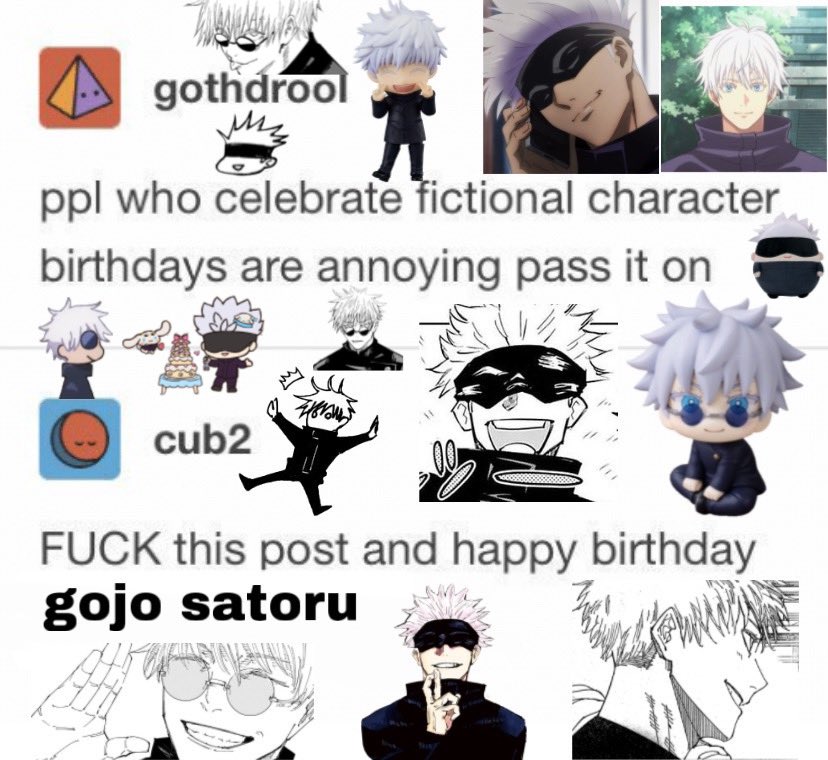 HAPPY BIRTHDAY GOJO SATORU