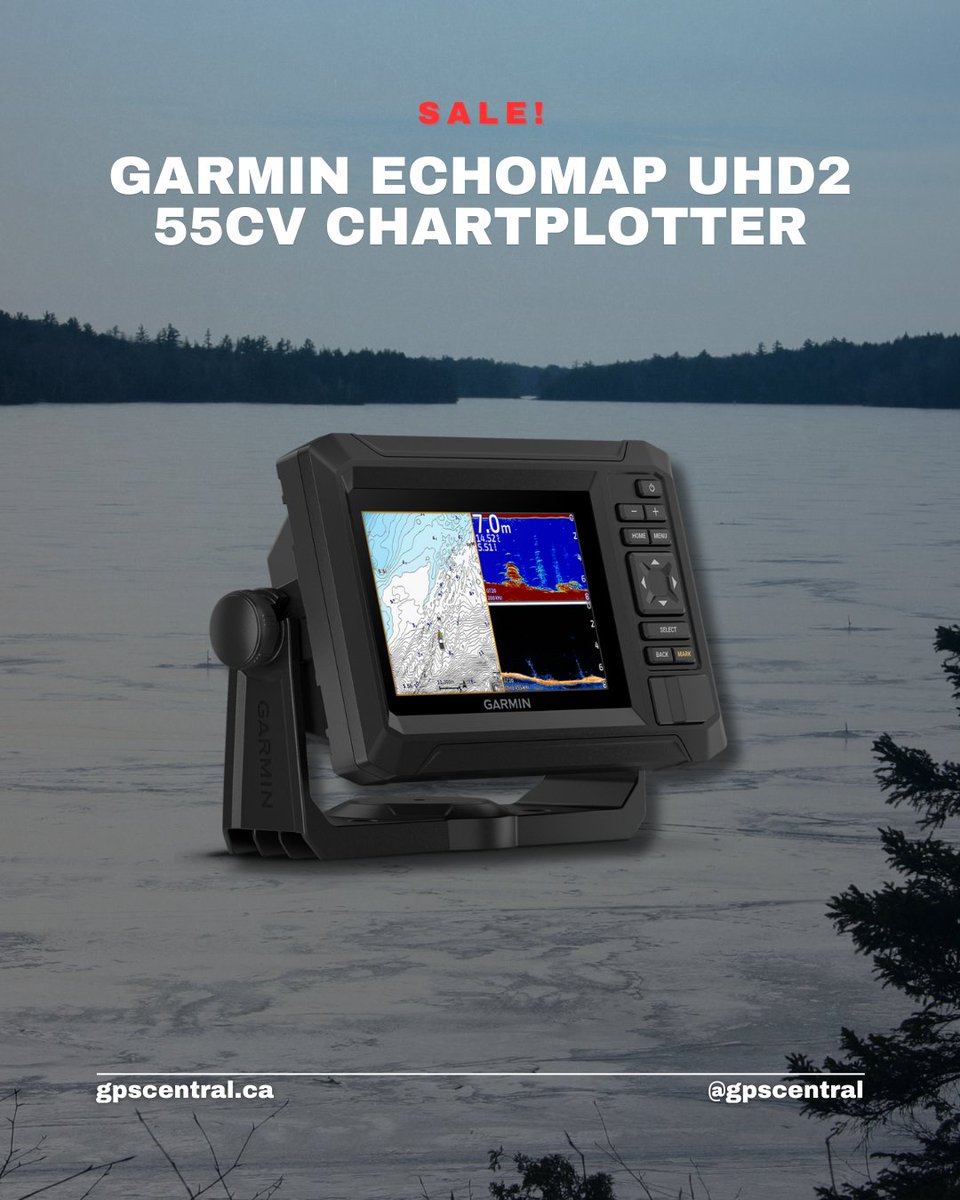 Sail into savings! 🌊 

The Garmin ECHOMAP UHD2 55cv Chartplotter is on sale until Dec 31st. Make waves with the perfect gift for boaters! ⚓ 

hubs.la/Q02-pwHL0

#Garmin #Fishing #GPSCentral