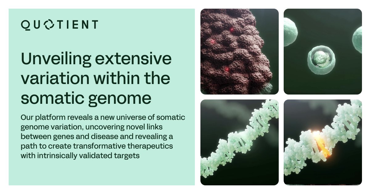 Using the most accurate and sensitive sequencing technology, our #SomaticGenomics platform has the potential to identify links between genes and disease that are undetected by traditional approaches. For more on our platform's capabilities, visit: bit.ly/3AkWg71