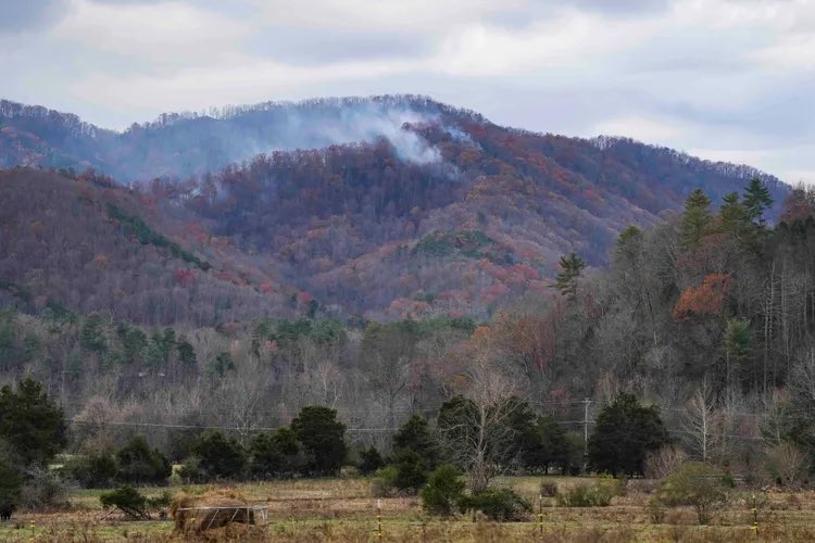 HotshotWake's tweet photo. Tennessee: Three fires started yesterday near the Great Smokey National Park, Gatlinburg, and Pigeon Forge in Tennessee. #wildfire #tnfire #tnwx
The largest was the Walden’s Creek Fire that grew to nearly 100 acres before crews were able to get around it.
Predictive services has much of the eastern United States with elevated potential for wildfire through the winter. Fire danger remains high despite predicted cold weather entering the area.