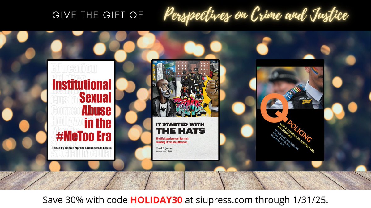 Give the gift of Perspectives on Crime and Justice this Holiday Season!

 #CrimeAndJustice #LegalPerspectives #HolidayGifts #JusticeSystem #SocialJustice #GiftIdeas #CriminalJustice #LawAndOrder #GiftOfKnowledge #HolidaySeason #booksale #holidaysale #gift #criminology #christmas