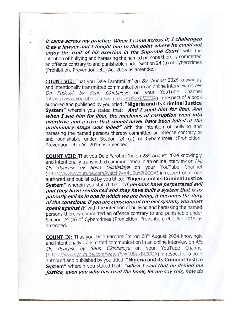 sowore's tweet photo. BREAKING: The @PoliceNG have filed fresh charges at the Federal High Court in Ado-Ekito in a brazen attempt to prolong @DeleFarotimi’s illegal detention; this is an escalation of Chief Afe Babalola's abuse of judicial processes using tbe@policeng and the Nigerian judiciary. 

This MUST be resisted.  

Organize,  DONT AGONIZE! 

*Abuja

*Ado-Ekiti

*Lagos

*London 

Keep mobilizing. 

Finally, It is about to go down!

Enough is Enough!

#RevolutionNow